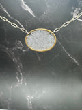 Thalia oval necklace