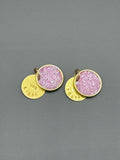 Aurora October birthstone and zodiac pendant, Libra or Scorpio