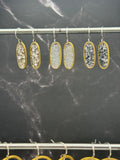 Goddess round earrings