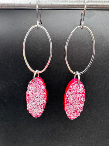 luxe geode earrings