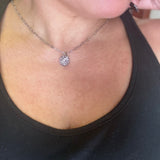 Small birthstone luxe geode pendant holiday jewelry