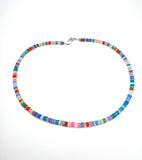 Candy-colored opal necklace