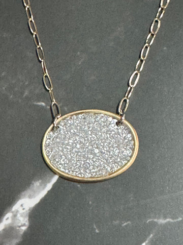 Thalia oval necklace