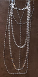 Silver antiqued Moroccan layering chain.