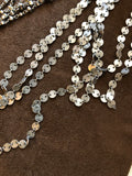 Silver antiqued Moroccan chain. Layered necklaces