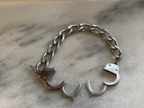 Cuff bracelet single chunky chain